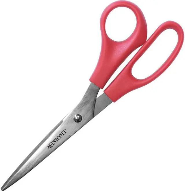Alt view image 3 of 9 - Acme United 40618 Value Line Stainless Steel Shears  8in  3-1/2in Cut  L/R Hand