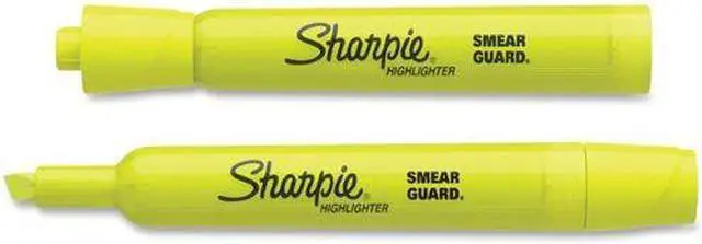 Alt view image 10 of 16 - Sharpie Accent Tank Style Highlighter Chisel Tip Fluorescent Yellow Dozen 25025