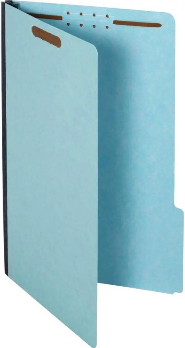 Alt view image 6 of 7 - Pendaflex File Folders 1"Exp 1/3 Cut Tab 2 Fastnrs Lgl 25/BX BE 616F213BLU
