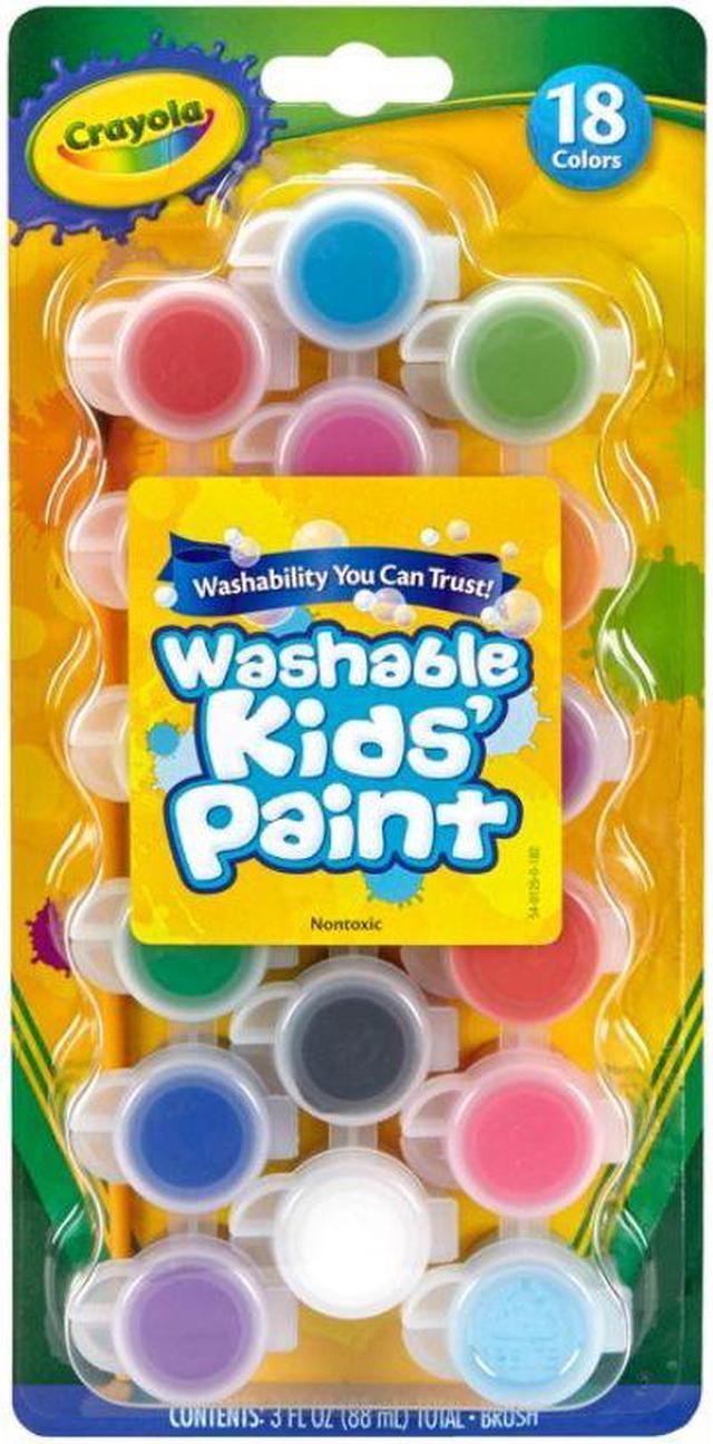 Alt view image 8 of 18 - Crayola Washable Kids' Paint Pots Assorted 54-0125