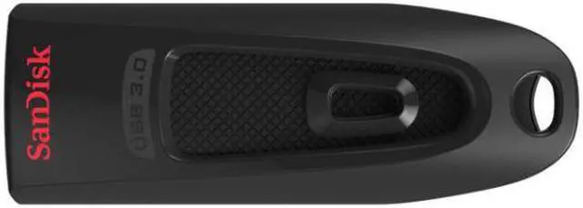 Alt view image 3 of 7 - SanDisk® Ultra USB 3.0 Flash Drives, 32GB, Black, Pack Of 2 Flash Drives, SDCZ48-032G-A46DT