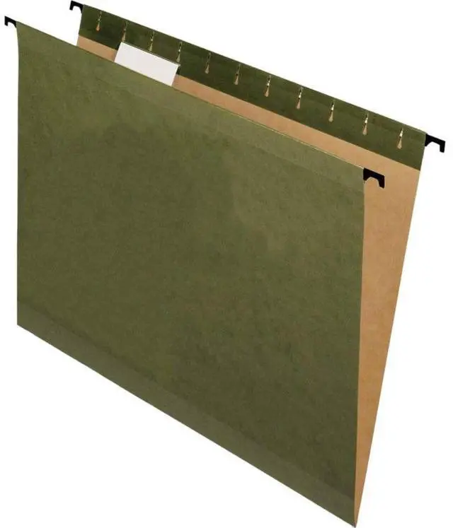 Alt view image 5 of 13 - Pendaflex 615215 Poly Laminate Reinforced Hanging Folders, Letter, Green, 20/Box, 1 Box