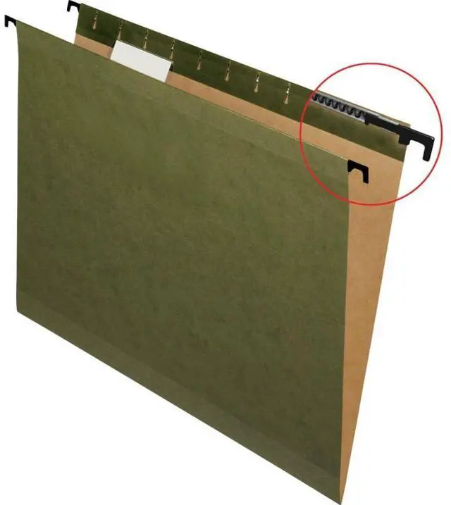 Alt view image 4 of 13 - Pendaflex 615215 Poly Laminate Reinforced Hanging Folders, Letter, Green, 20/Box, 1 Box