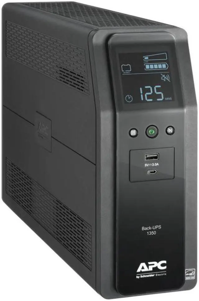 Alt view image 5 of 8 - APC Back-UPS Pro BN 1350VA Battery Backup & Surge Protector