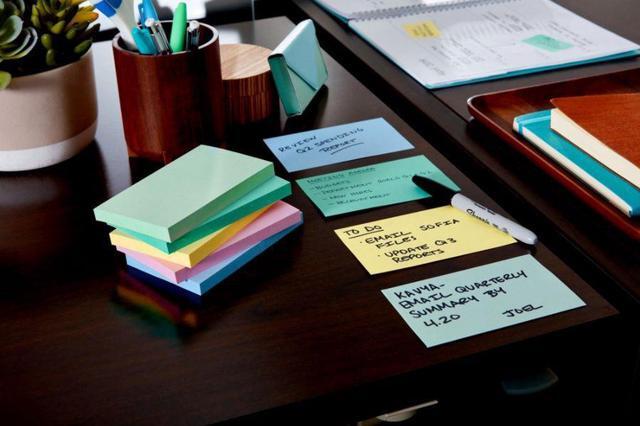 Alt view image 6 of 15 - 3M 655AST 3 x 5  Five Pastel Colors  Five 100-Sheet Pads Pack