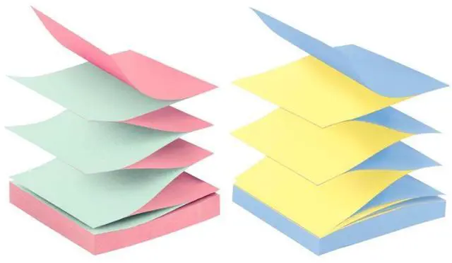 Alt view image 9 of 20 - Post-it Pop-up Notes 3" x 3" Beachside Café Collection 90 Sheet/Pad 12 Pads/Pack (R330UALT)