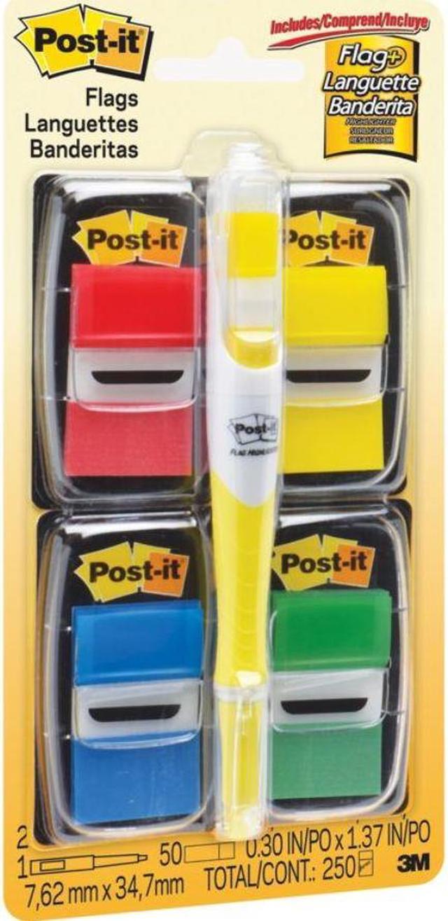 Alt view image 8 of 20 - Post-it Page Flag Value Pack Assorted 200 1" Flags + Highlighter with 50 1/2"