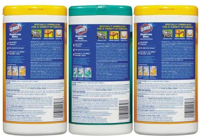 Alt view image 10 of 15 - Clorox Disinfecting Wipes Value Pack 1949018
