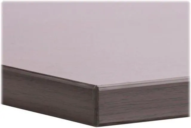 Alt view image 3 of 16 - Lorell Adjustable Height Tabletop 24"x60"x1" Mahogany 59605