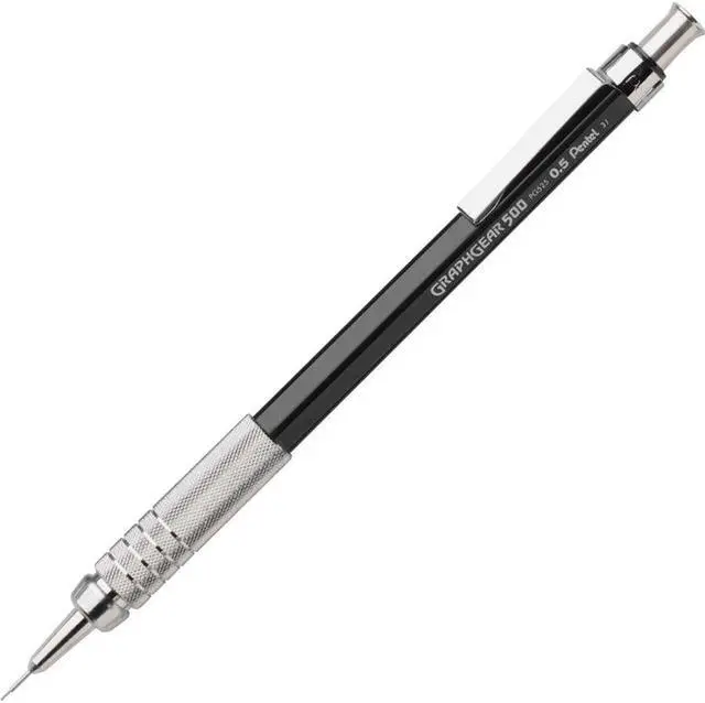 Alt view image 2 of 3 - Pentel Graphgear 500 Pencils Refillable .5mm Black PG525A