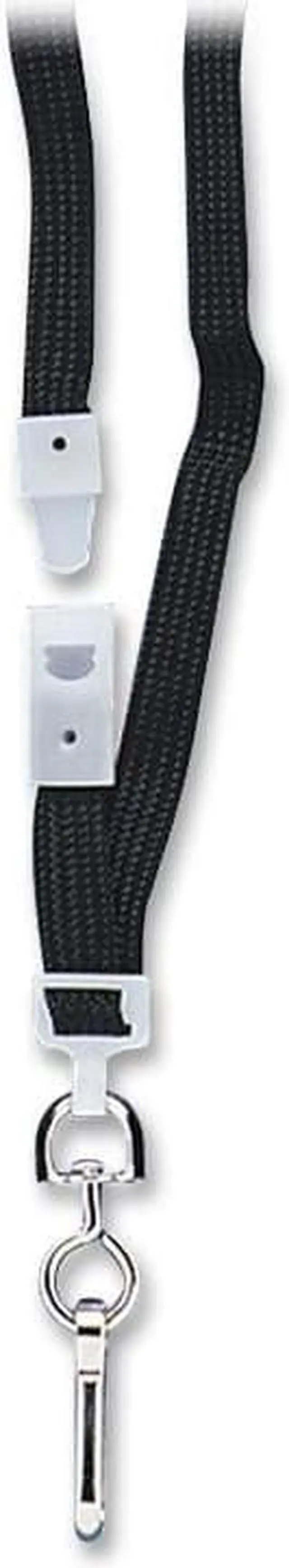 Alt view image 6 of 15 - Baumgartens Breakaway Lanyards, w/ Adj. Slide, 35" ,12/BX, Black 65549
