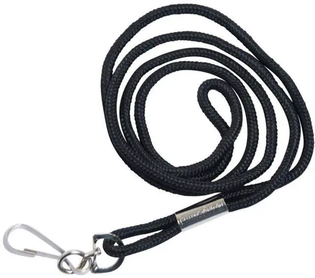 Alt view image 6 of 13 - Baumgartens Standard Lanyards, w/Hook, 36" L, 12/PK, Black 68939