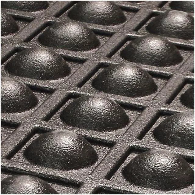 Alt view image 3 of 15 - Genuine Joe Anti Fatigue Mat Rubber Beveled Edge 2'x3' Black 02146