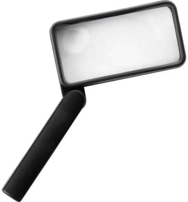 Alt view image 6 of 7 - Sparco Rectangular Magnifier 2X Main W/4X Bifocal 2"x4" Black 01877