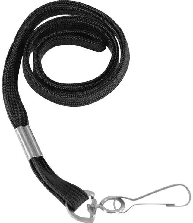 Alt view image 9 of 17 - Baumgartens Flat Lanyards With Hook 36" L 100/BX Black 65619