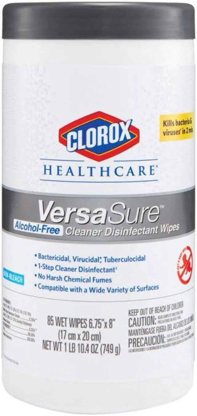 Alt view image 6 of 8 - Disinfecting Wipes No Bleach 6-3/4"x8" 85/Canister White