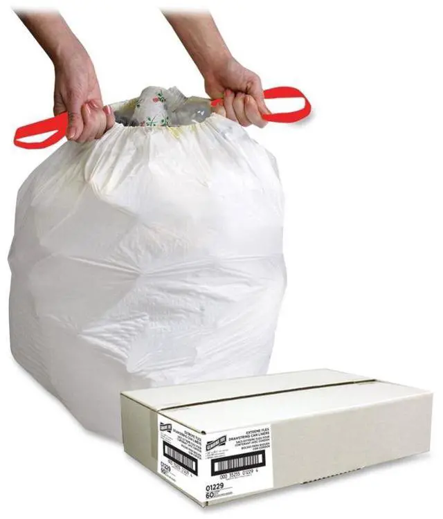 Alt view image 6 of 14 - Genuine Joe Trash Can Liners 13 Gal. 0.9mil 24"x25-1/8" 60/CT WE 01229