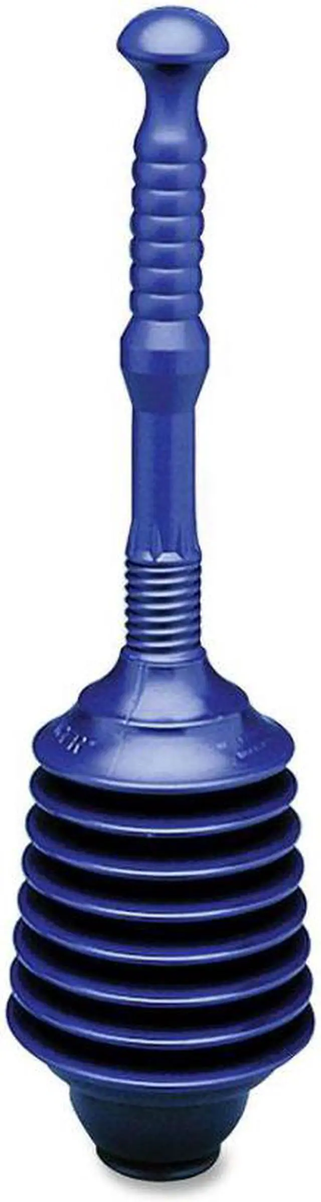 Alt view image 2 of 11 - Impact Plunger Deluxe Splash Proof 25"Lx2-3/4"D Dk. Blue 9205