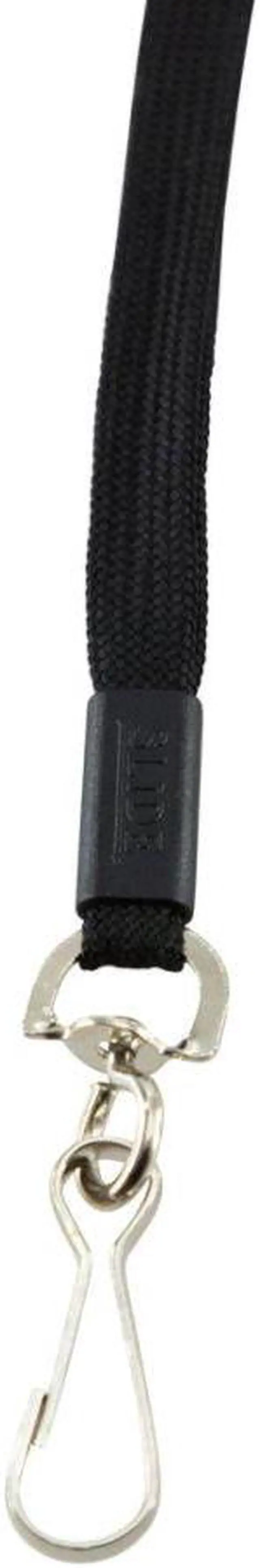 Alt view image 3 of 13 - SICURIX Plastic Hook Breakaway Lanyard - 12 / Pack - 36" Length - Black - Nylon, Plastic, Steel