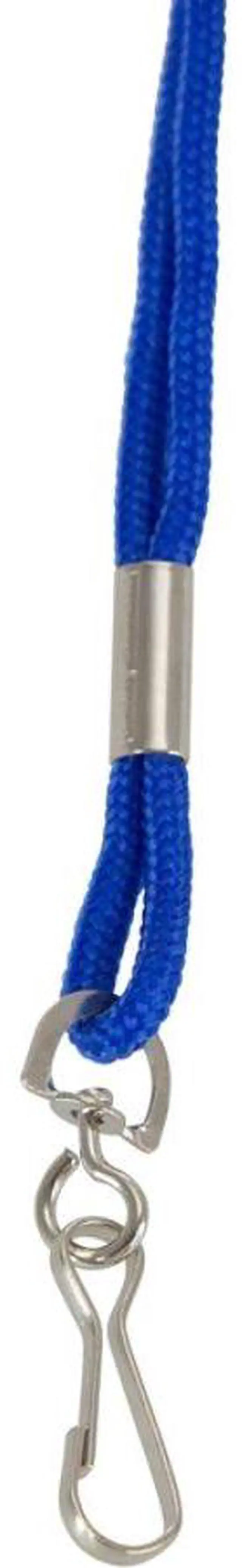 Alt view image 8 of 19 - Baumgartens Standard Lanyard With Hook 36" L Nylon Blue 68903
