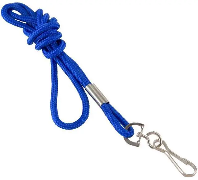 Alt view image 7 of 19 - Baumgartens Standard Lanyard With Hook 36" L Nylon Blue 68903