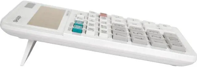 Alt view image 10 of 20 - Sharp Calculators EL-334WB Business Calculator, White 4.0