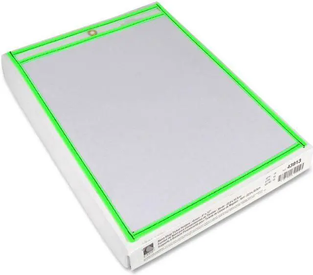 Alt view image 9 of 15 - C-line Neon Colored Stitched Shop Ticket Holder 15 EA/BX