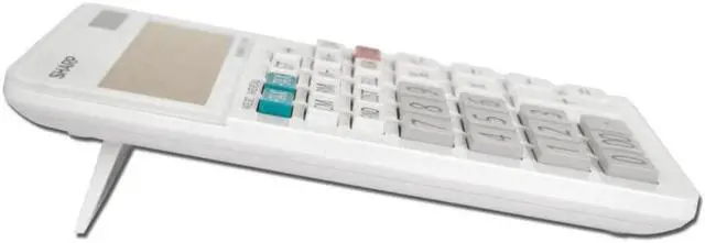 Alt view image 9 of 20 - Sharp Calculators EL-334WB Business Calculator, White 4.0