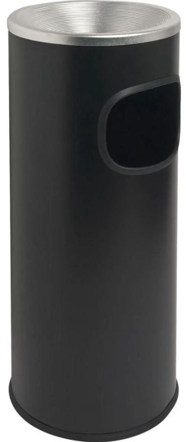 Alt view image 3 of 11 - Genuine Joe Fire Safe Ashtray Receptacle - Aluminum
