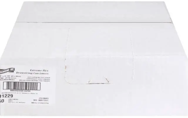 Alt view image 4 of 14 - Genuine Joe Trash Can Liners 13 Gal. 0.9mil 24"x25-1/8" 60/CT WE 01229