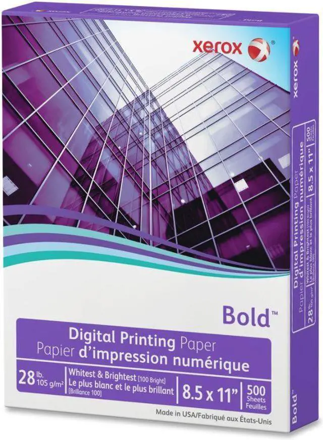 Alt view image 6 of 18 - Xerox Bold Digital Printing Paper 8 1/2 x 11 White 500 Sheets/RM 3R11760