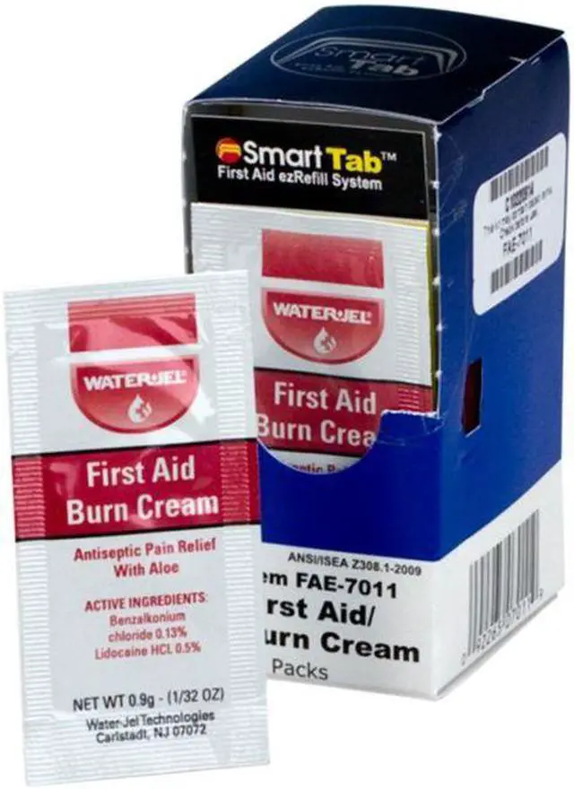 Alt view image 6 of 19 - First Aid Only Inc First Aid Burn Cream 10/PK White FAE7011