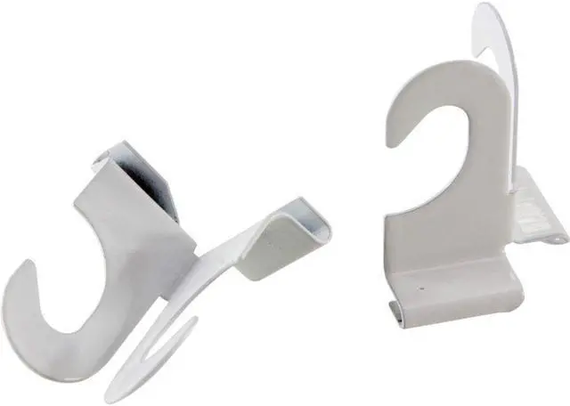 Alt view image 4 of 10 - Baumgartens Suspended Ceiling Hooks, 2" Long, 2/PK, White 54510