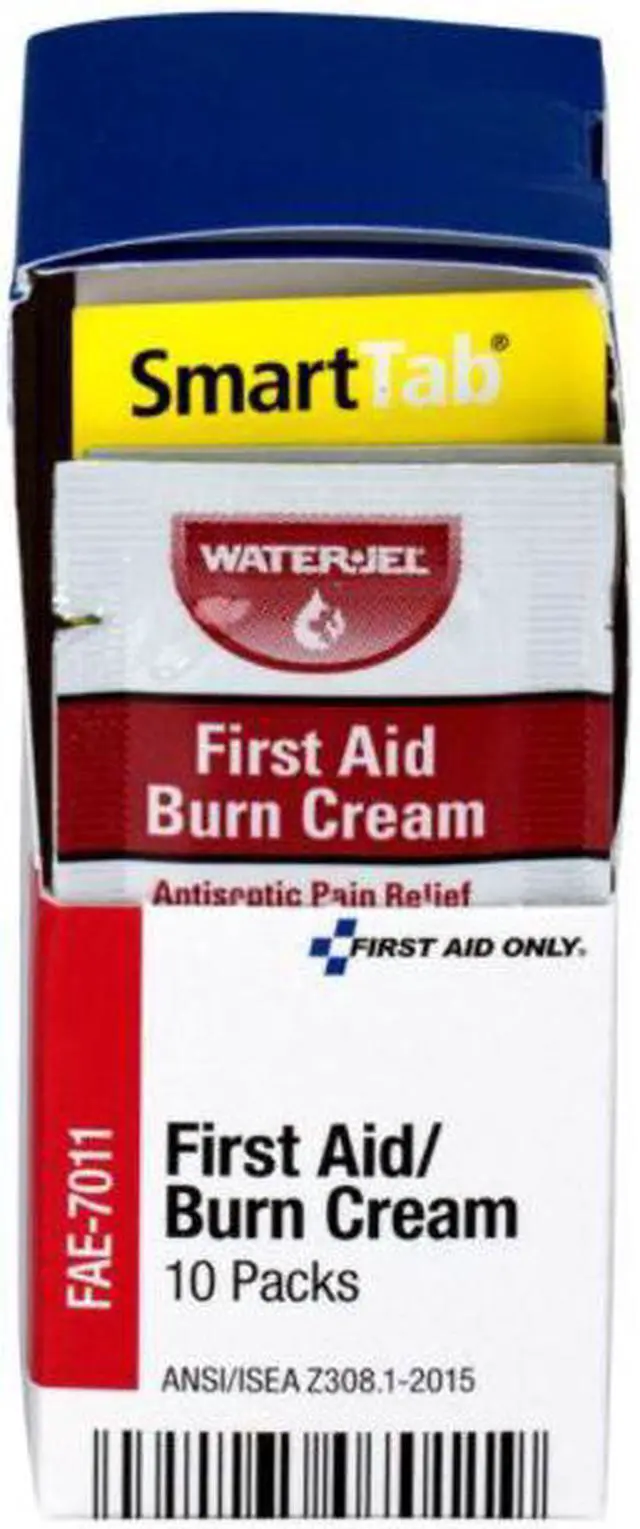 Alt view image 7 of 19 - First Aid Only Inc First Aid Burn Cream 10/PK White FAE7011