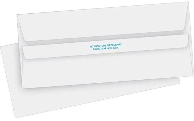 Alt view image 2 of 7 - Business Source Self-Seal Envelopes Reg Plain 4-1/8"x9-1/2" 500/BX WE 04644