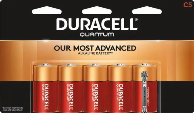 Main image of Duracell® Quantum Alkaline C Batteries, Pack Of 5