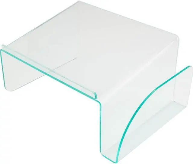 Alt view image 6 of 20 - Lorell Phone Stand 11"x10"x5-1/2" Clear/Green 80661