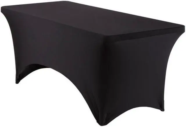 Alt view image 6 of 16 - iGear Fabric Table Cover Polyester/Spandex 30 x 72 Black 16521