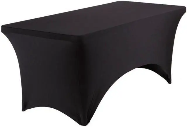 Alt view image 5 of 16 - iGear Fabric Table Cover Polyester/Spandex 30 x 72 Black 16521