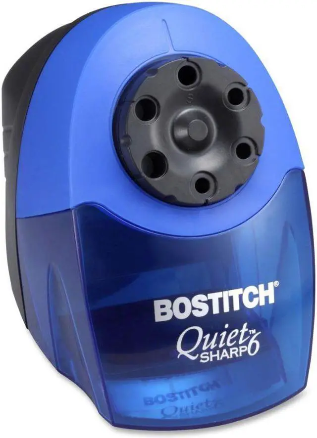 Alt view image 2 of 8 - Stanley® Bostitch Classroom Electric Pencil Sharpener, Blue/Black