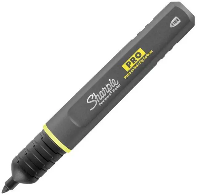 Alt view image 6 of 15 - Pro Permanent Marker, Fine Bullet Tip, Black, Dozen 2017818