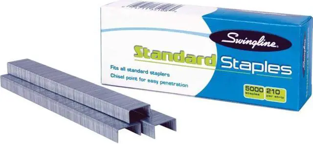 Alt view image 8 of 16 - Swingline Standard Chisel Point Staples, 5/pk