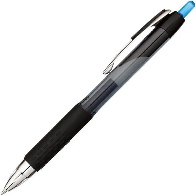 Alt view image 10 of 15 - uni-ball Signo 207 Retractable Gel Pen Blue Ink 0.7mm 36/Box 1921064