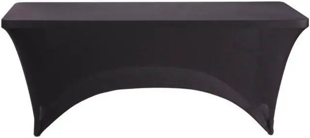 Alt view image 4 of 16 - iGear Fabric Table Cover Polyester/Spandex 30 x 72 Black 16521