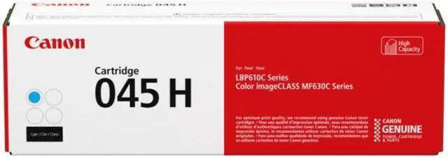 Alt view image 13 of 20 - Canon 045 H High Yield Toner Cartridge - Cyan