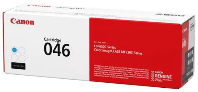 Alt view image 9 of 20 - Canon Genuine Toner, Cartridge 046 Cyan (1249C001), 1 Pack Color imageCLASS MF735Cdw, MF733Cdw, MF731Cdw, LBP654Cdw Laser Printers