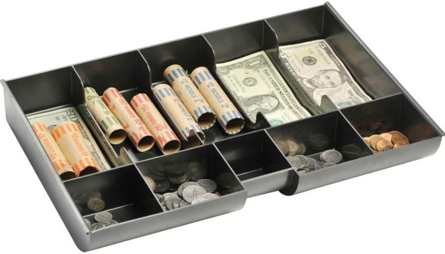 Alt view image 2 of 6 - Replacement Plastic Money Tray 14-3/4"x9-15/16"x2-1/8" BK