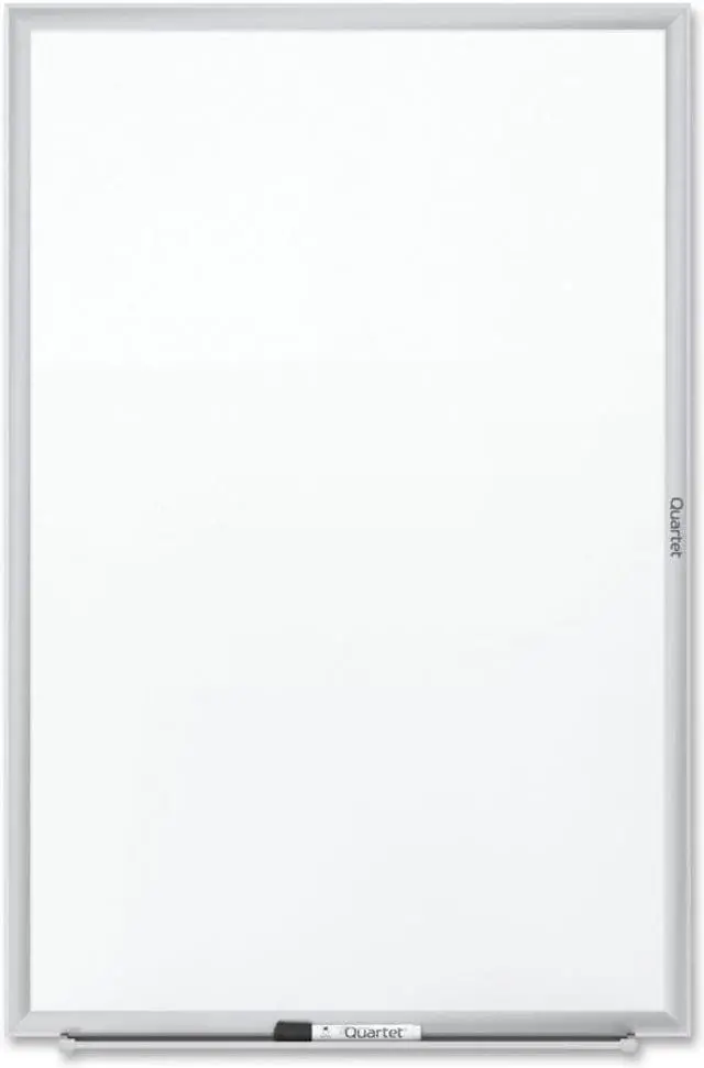 Alt view image 13 of 20 - Quartet Classic Series Melamine Whiteboard 36 x 24 Silver Aluminum Frame S533