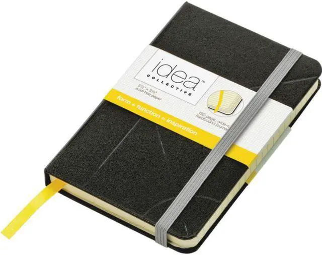 Alt view image 9 of 9 - Idea Collective Journal Hard Cover Side Bound 5 1/2 x 3 1/2 Black 96 Sheets