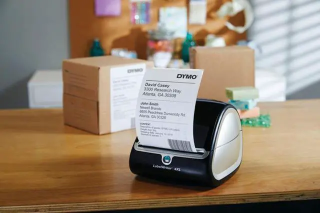 Alt view image 4 of 18 - DYMO® Extra-Large Shipping Labels For LabelWriter® Label Printers, 4" x 6", White, 220 Labels Per Roll, Pack Of 2 Rolls